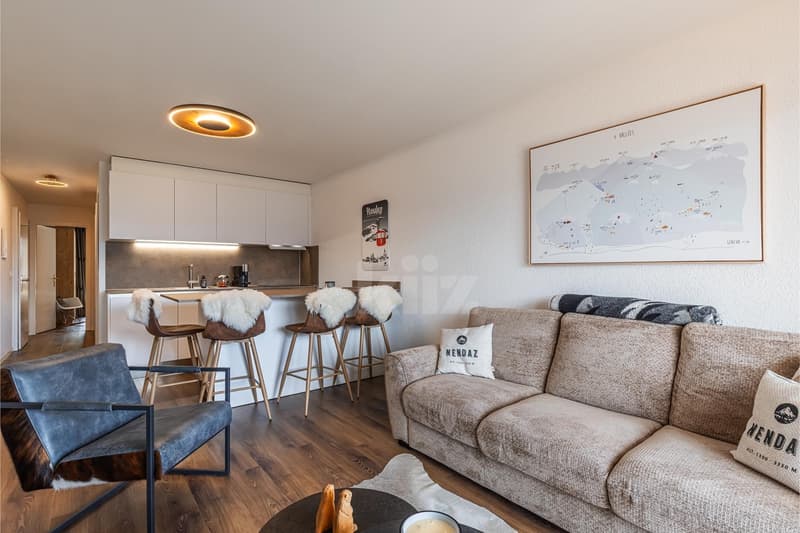 Ski In and Out : Appartement rénové avec balcons (2)