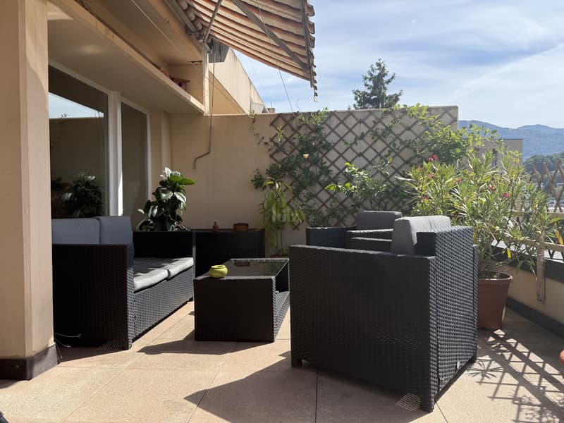 Charmant studio avec grande terrasse et vue dégagée (10)