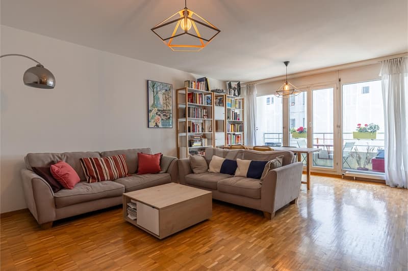 Bel appartement rénové avec balcon au centre de Genève (1)