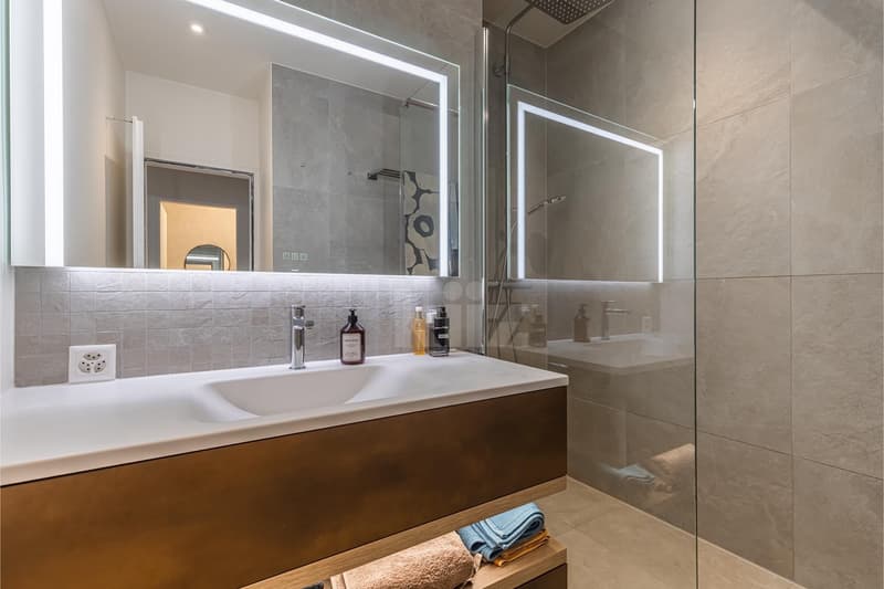 Bel appartement rénové avec balcon au centre de Genève (10)