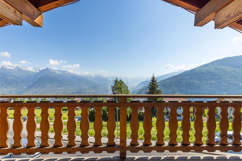 Chaleureux duplex avec terrasse et vue montagnes (10)