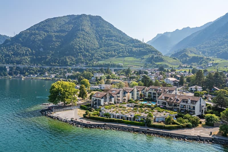 Bel appartement en front de lac avec accès plage (1)