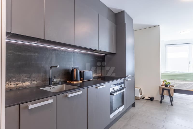 Beau studio récent avec vue sur les montagnes (2)