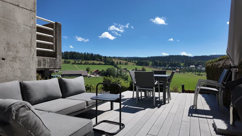 Superbe appartement avec balcon et terrasse (3)