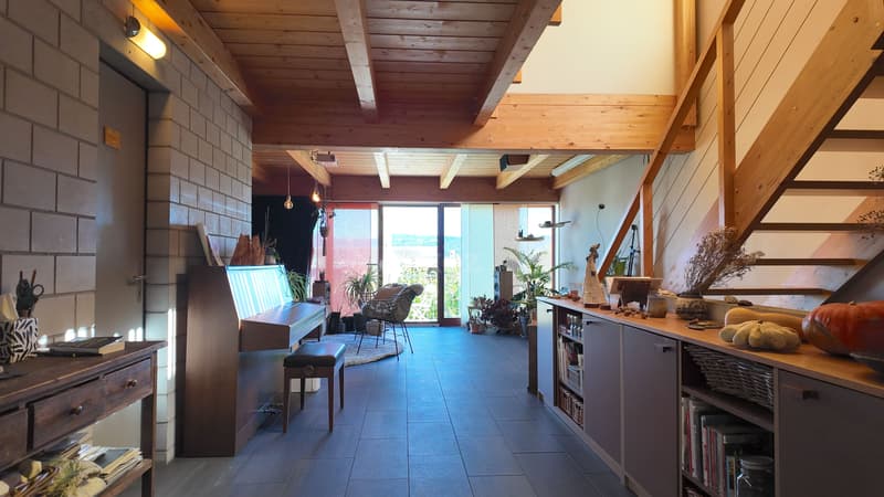 Superbe maison mitoyenne avec jardin arboré (3)