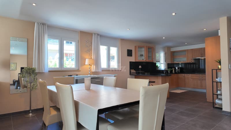 Superbe duplex avec terrasse, jardin et jardin d'hiver (4)