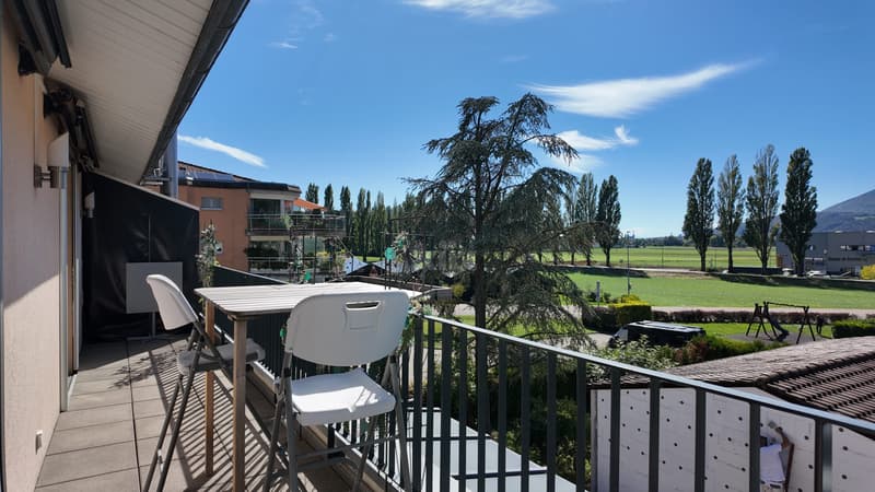 Superbe duplex avec terrasse, jardin et jardin d'hiver (1)