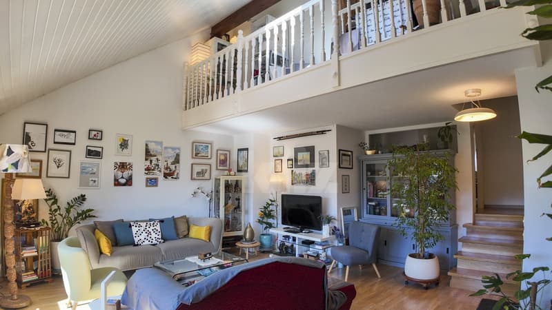Superbe maison mitoyenne en demi-niveaux avec jardin (4)