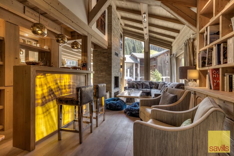 Un chalet eccezionalmente progettato e raro, a 50 metri dalle piste a Les Gets (6)