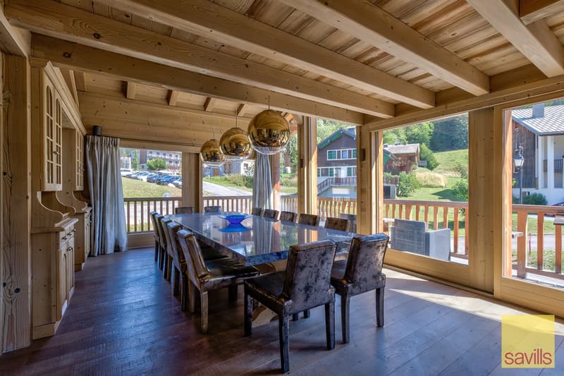 Un chalet eccezionalmente progettato e raro, a 50 metri dalle piste a Les Gets (5)