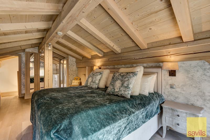 Un chalet eccezionalmente progettato e raro, a 50 metri dalle piste a Les Gets (19)