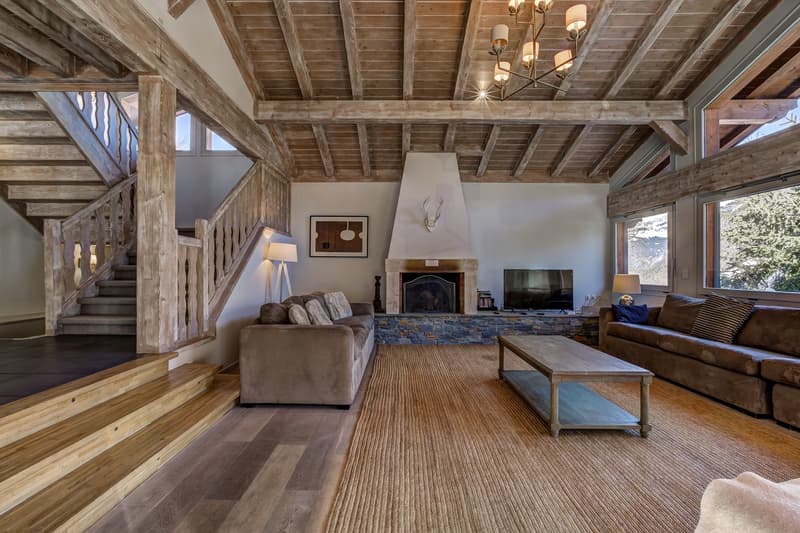Delizioso chalet separato con cinque camere da letto e vista mozzafiato sul Monte Bianco (10)