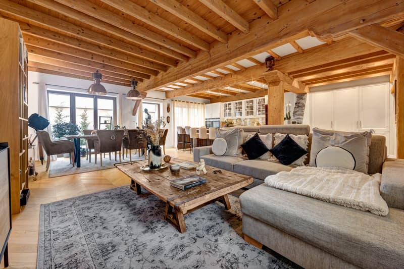 Stunning 320 m² villa fully renovated with high-End features, just steps from the Jussy village. (4)