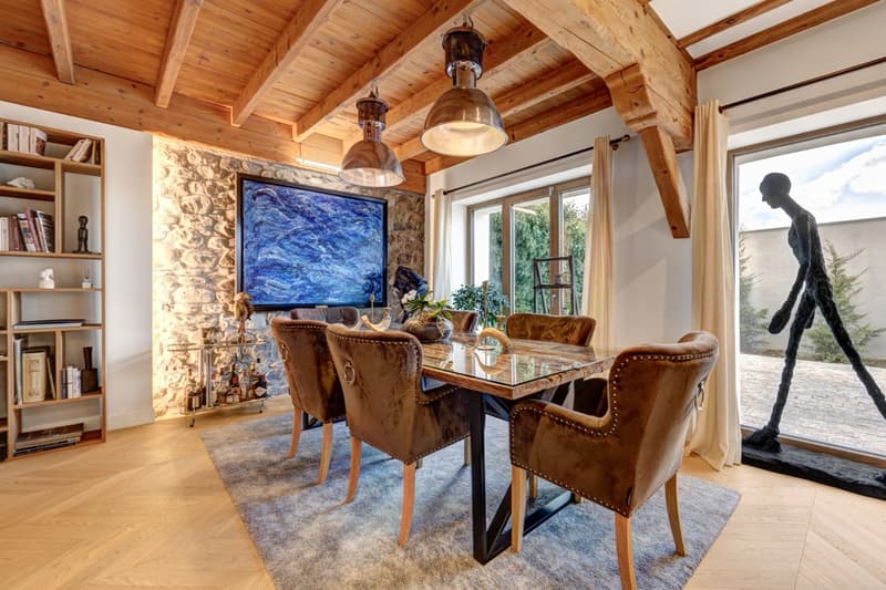 Stunning 320 m² villa fully renovated with high-End features, just steps from the Jussy village. (3)