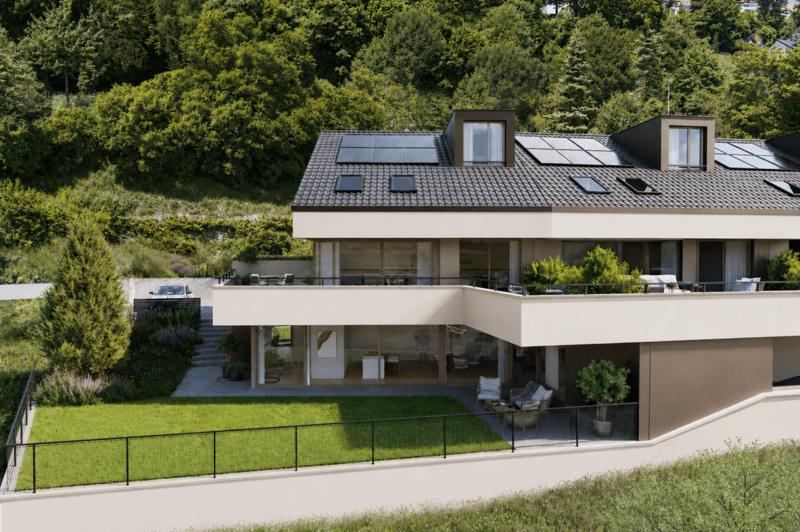 Chardonne - Magnifique villa accolée neuve de 6.5 pces avec une vue imprenable sur le Léman (1)