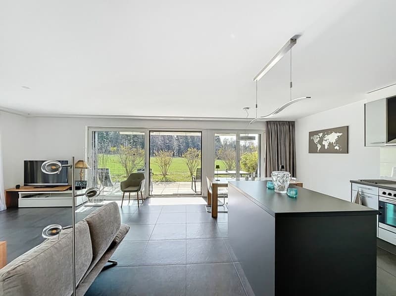 LAUSANNE - Montblesson : Superbe 5.5p en rez-de-jardin, au calme, MINERGIE. Une exclusivité Immo-Consulting SA. (3)