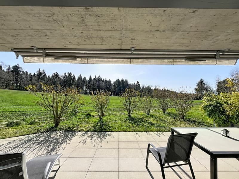 LAUSANNE - Montblesson : Superbe 5.5p en rez-de-jardin, au calme, MINERGIE. Une exclusivité Immo-Consulting SA. (5)