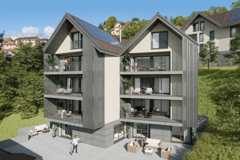 Chexbres : Duplex de 5.5 pièces avec vue dégagée sur le Lac (6)