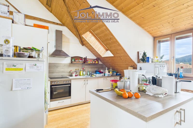 Petit immeuble rénové - 3 appartements à Vendlincourt (9)