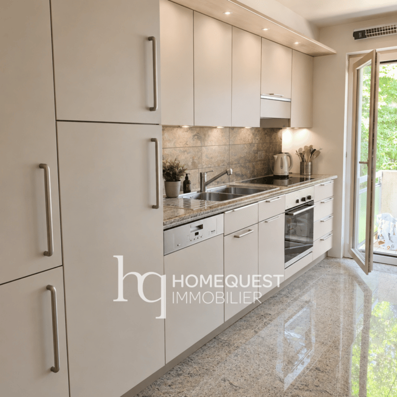 Appartement lumineux de 72 m² avec balcon plein sud, garage-box et potentiel de transformation en 3 pièces, dans un environnement résidentiel recherché à Pully. (1)