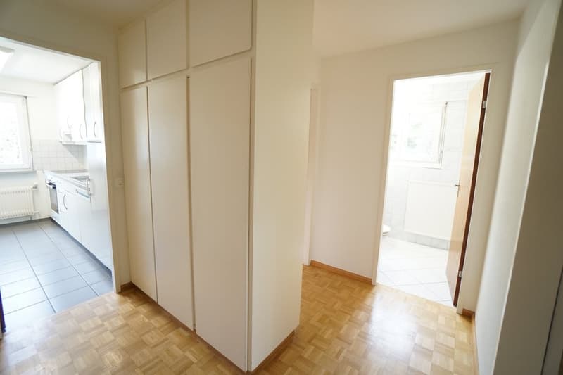 Flur mit Wandschränken