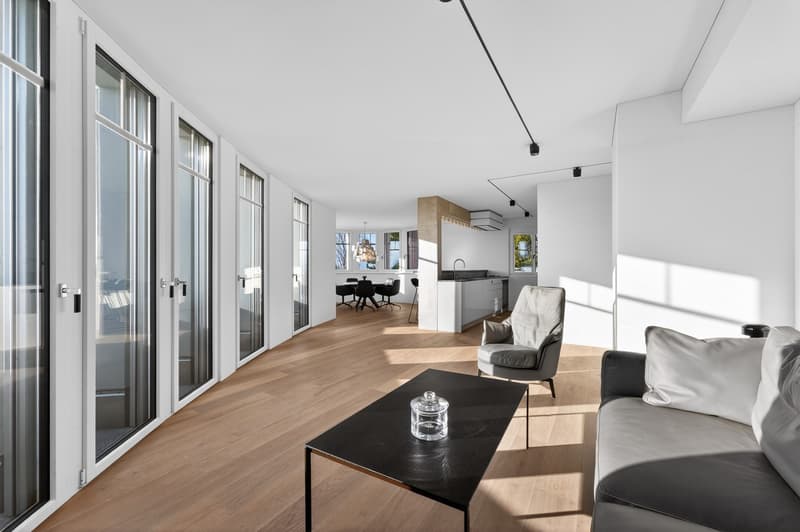 Exklusive, möblierte 3.5-Zimmer-Wohnung am Zürichberg mit Seesicht (1)