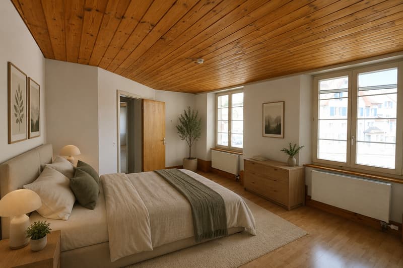 Wohnen nahe Rhein und Altstadt - helle und grosszügige Wohnung (7)