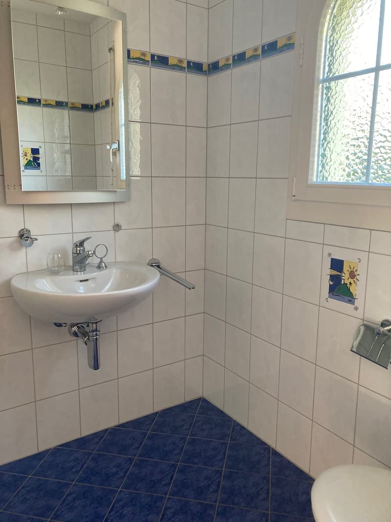 Gästebadezimmer mit Dusche