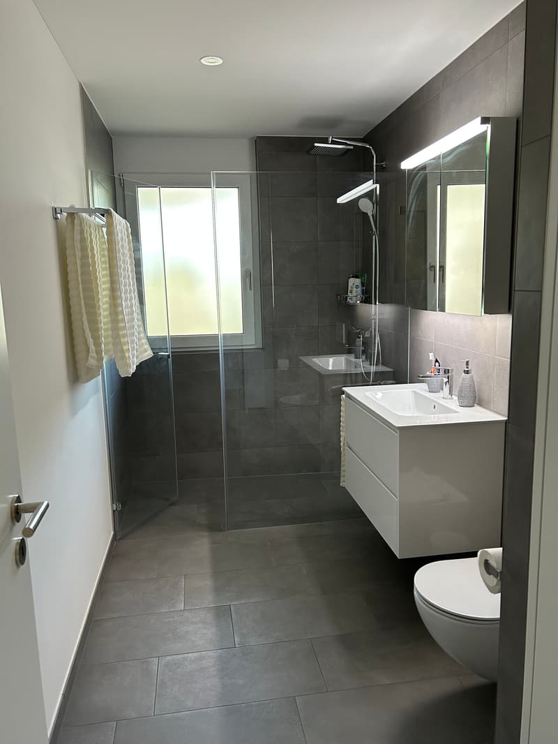 Badezimmer mit Dusche