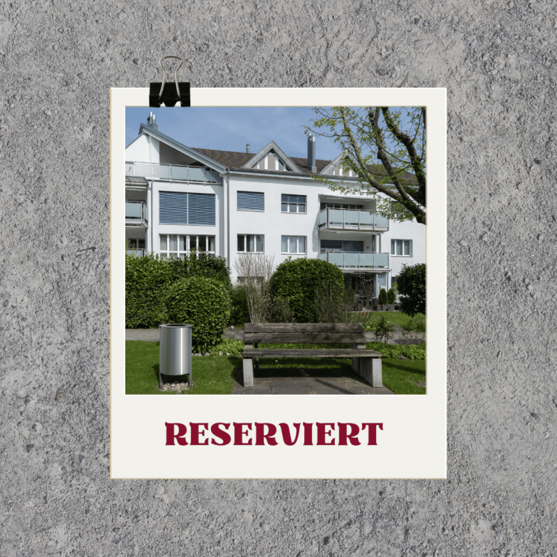 RESERVIERT - Über den Dächern von Henggart (1)