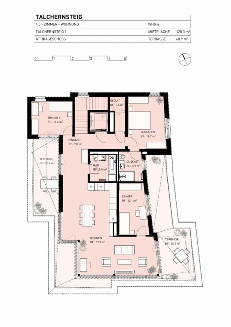 Exklusive Attikawohnung mit Panoramablick auf die Stadt! 189 M2 (15)