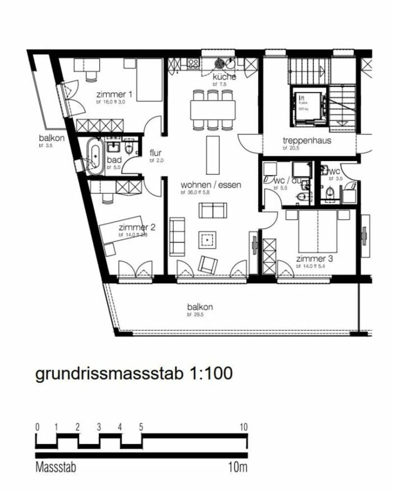 Traumhafte Wohnung mit grossem Balkon! (10)