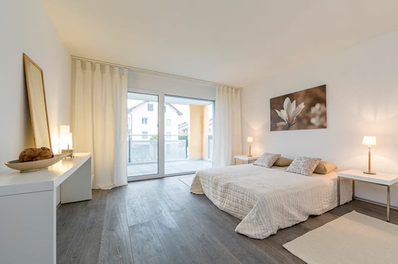 Moderne, helle Wohnung - grosse Terrasse mit Abendsonne! (2)