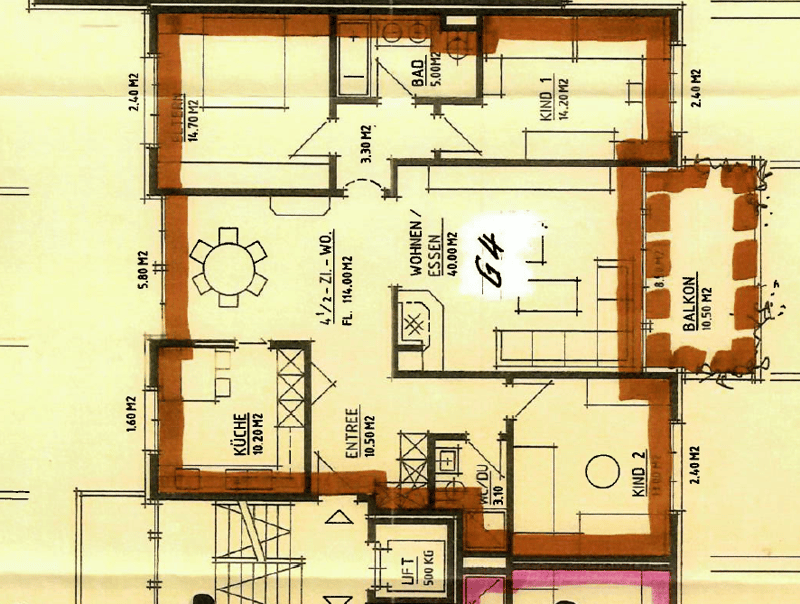 Schöne 4.5-Zimmer-Wohnung in ruhigem Quartier (8)
