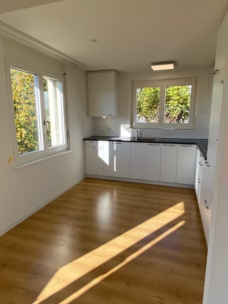 4,5 Zimmer Wohnung mit Balkon und Aussicht ins Grüne (3)