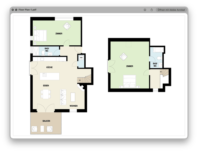 Luxuriöse 3 1/2 Minergie Maisonette Dach-Wohnung mit atemberaubende Aussicht und Balkon (22)