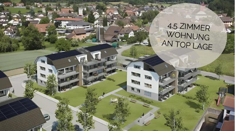 Lichtdurchflutete 4 ½ Zimmer Wohnung - Waltenschwil AG
