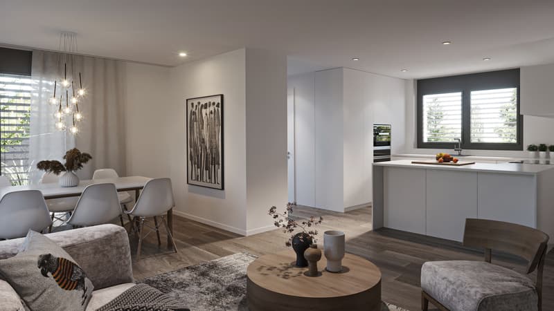 Exklusives Neubau-Reihen-/ Doppeleinfamilienhaus in Wohlenschwil AG (10)