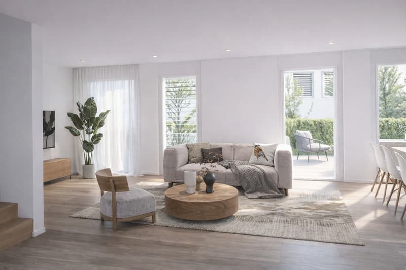 Exklusives Neubau-Reihen-/ Doppeleinfamilienhaus in Wohlenschwil AG (4)