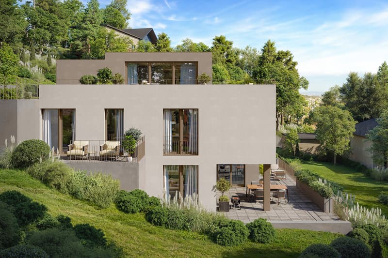 Neubau an attraktiver Hanglage 3.5 Gartenwohnung Seon (10)