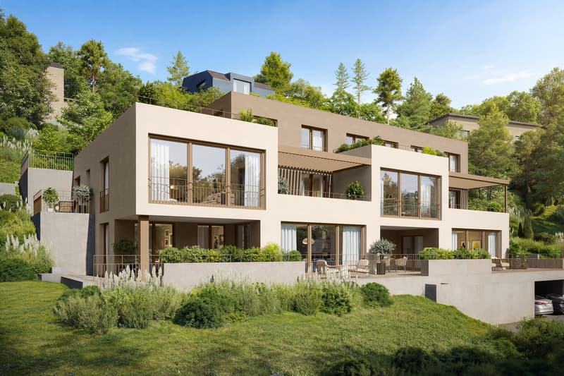 Neubauwohnung mit Weitblick - 4.5 Zimmer im 1. Obergeschoss (2)