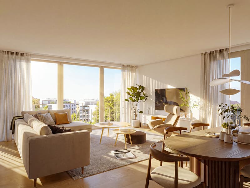 Reserviert: Neubau 3.5 Gartenwohnung in Seon (3)