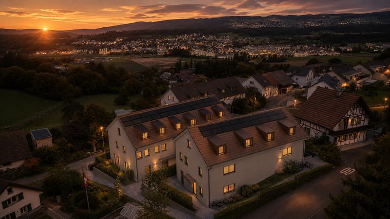 Exklusives Neubau 5.5-Zimmer Doppeleinfamilienhaus in Wohlenschwil AG (2)