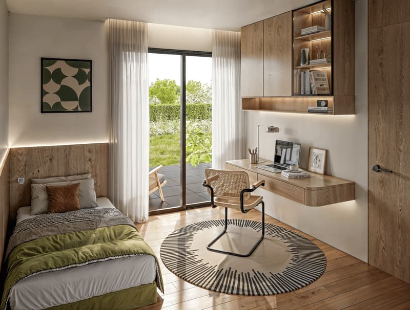 Helle 4.5-Zimmer Terrassenwohnung mit Weitblick in Birrhard AG (4)