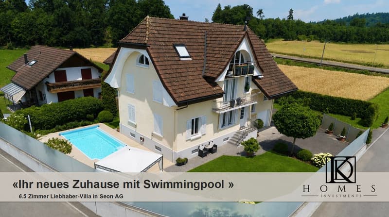 6.5-Zimmer Liebhaber Villa mit Swimmingpool in Seon (1)
