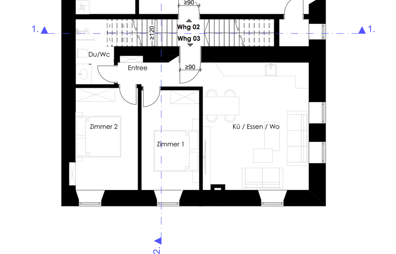 Charmante 3.5-Zimmer-Wohnung in ruhiger Lage in Hallau (8)