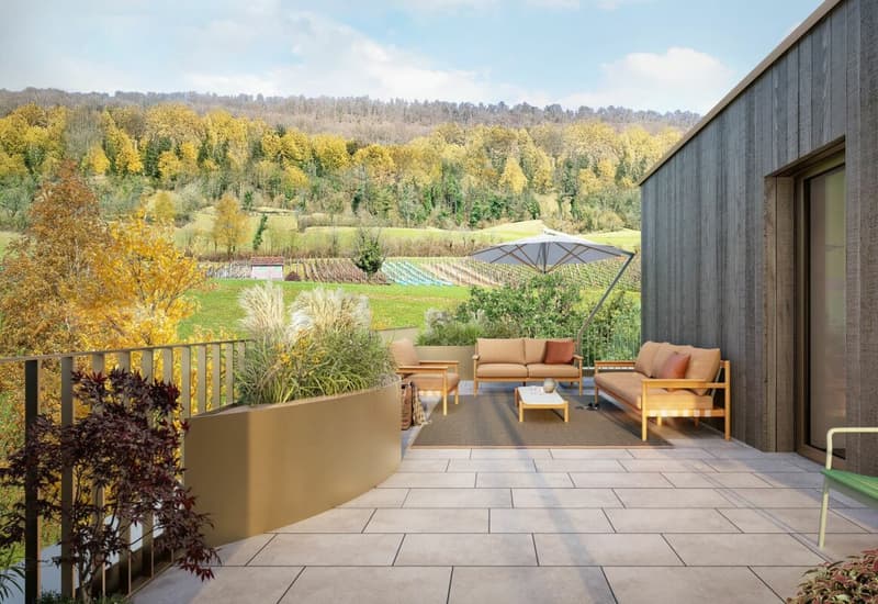 Einzigartige Attikawohnung mit grosszügiger Terrasse und traumhafter Weitsicht (6)