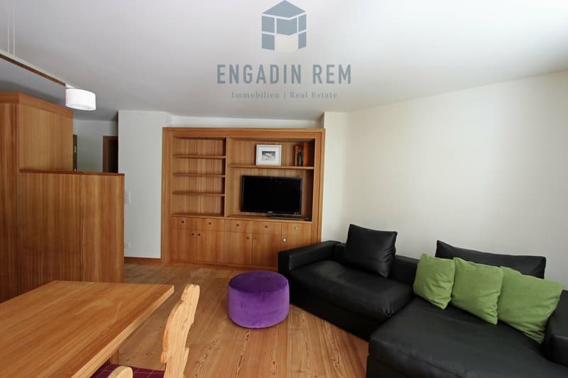 Pied-à terre in St. Moritz Möblierte 3-Zi-Wohnung in Jahresmiete (2)