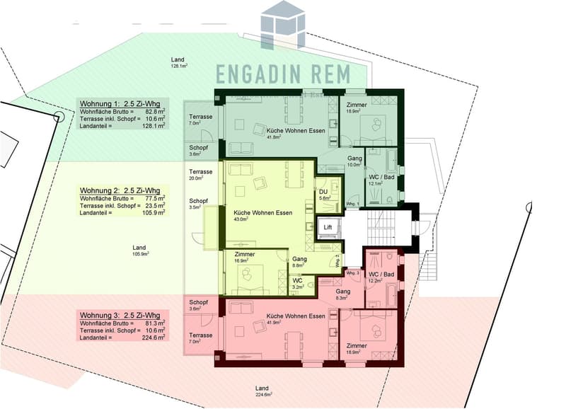 Erdgeschoss Haus A