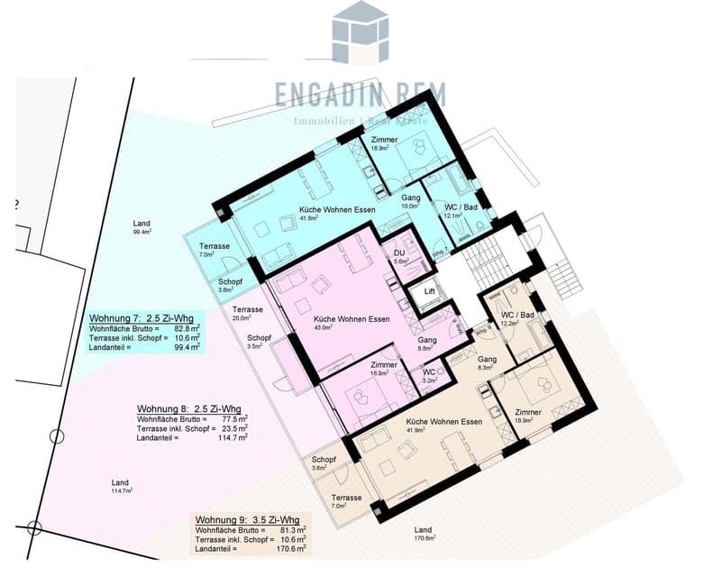 Erdgeschoss Haus B